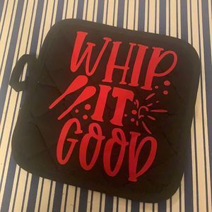 Whip it good oven mitt